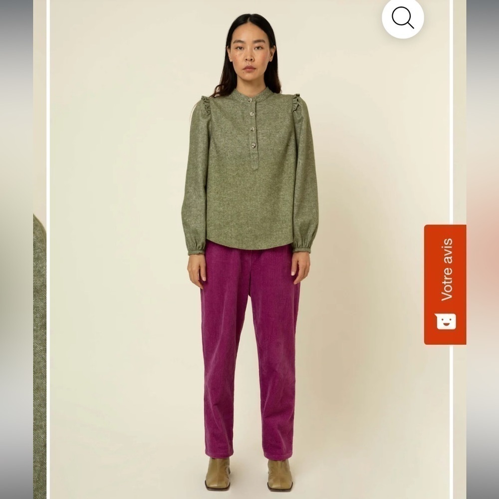 FRNCH PARIS | Cabris blouse, size XS